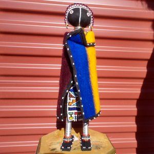 One Pretty Ndebele Tribal Courtship Doll from South African